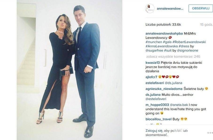 Anna Lewandowska w sukience za 199 zł (fot. Instagram)