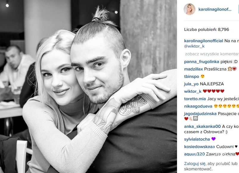 Karolina Gilon z chłopakiem (fot. Instagram)