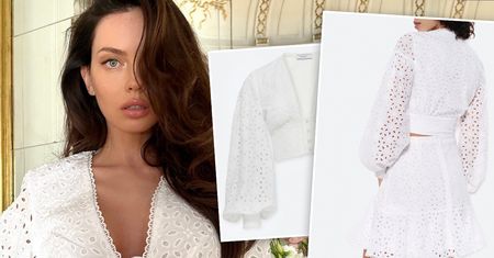 Edyta Zając w zjawiskowym komplecie z popularnej sieciówki. Ten hitowy zestaw na wiosnę i lato trafił na ponad 50% przecenę!