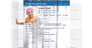 Social Shower Curtain - zasłona prysznicowa dla fanów facebooka