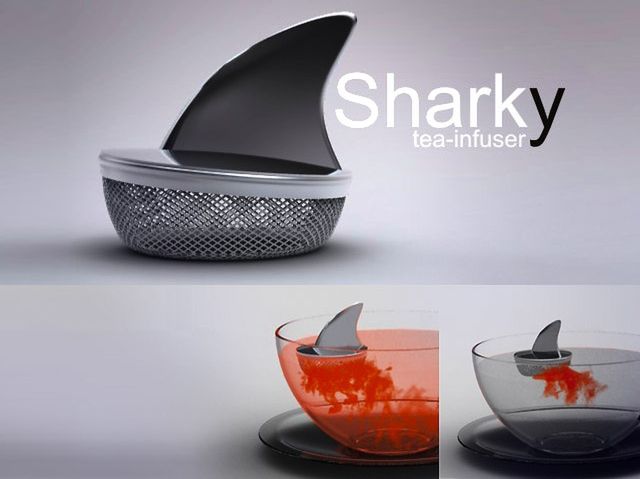 Sharky Tea Infuser - groźna zaparzaczka do herbaty