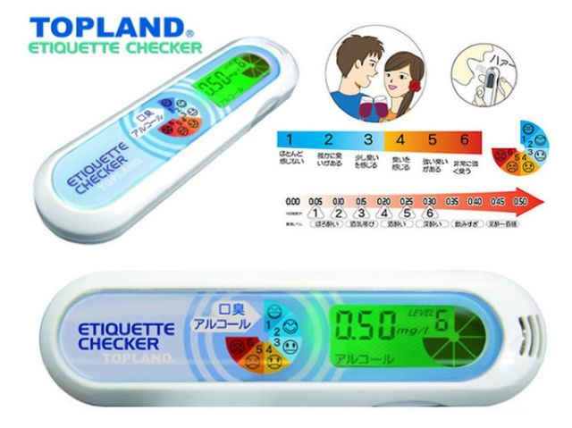 Etiquette Checker - alkomat, który sprawdzi świeżość oddechu