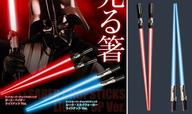 Star Wars Chopsticks - miecze świetlne dla fanów azjatyckiej kuchni