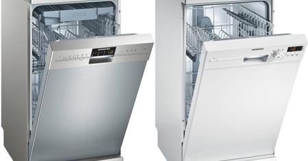 Ciche zmywarki Siemens o niewielkiej szerokości