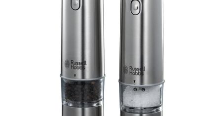 Akcesoria kuchenne Russell Hobbs - czajnik, ekspres i zestaw młynków do przypraw