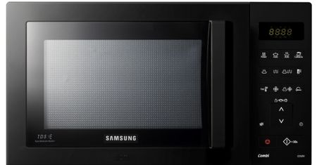 Kuchenka mikrofalowa Samsung z termoobiegiem i grillem kwarcowym