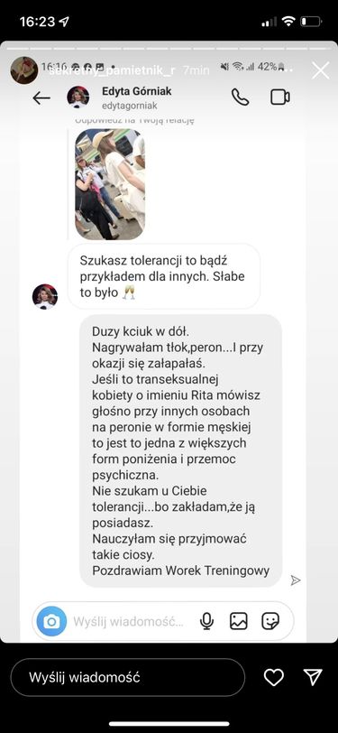 Edyta Górniak wysłała wiadomość do Rafalali