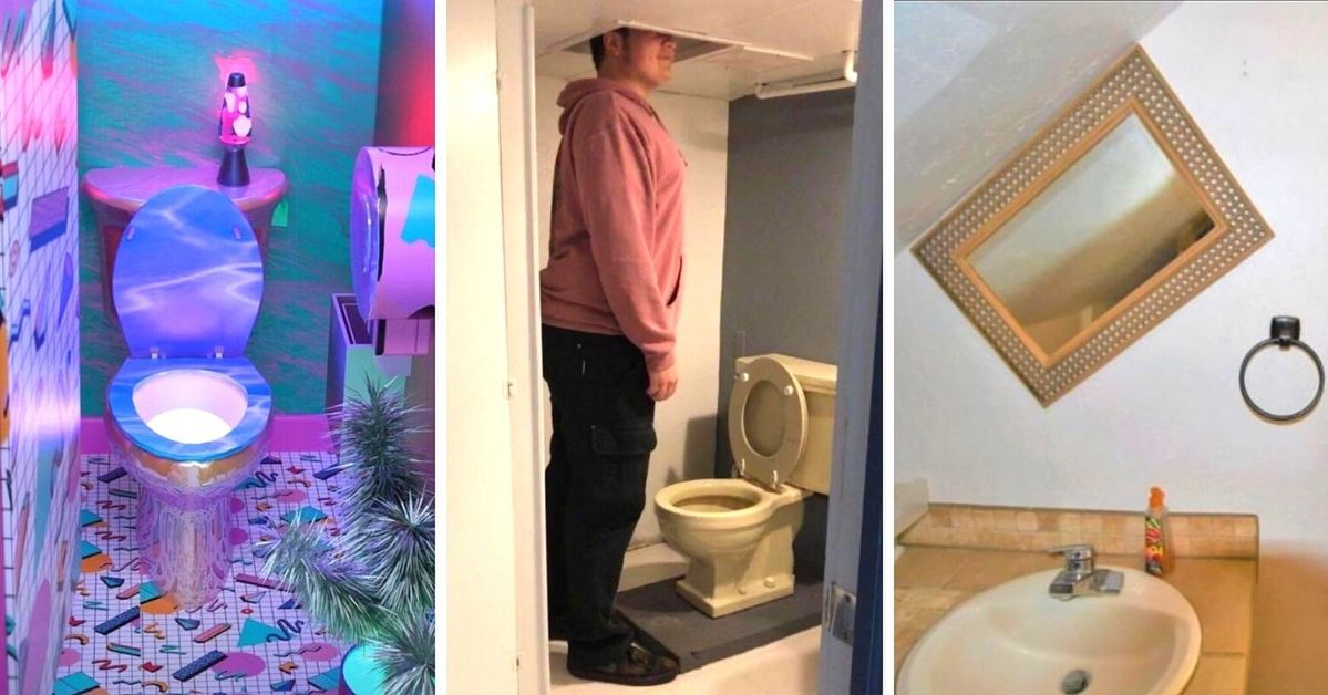23 Bathroom Designs That Will Make You Laugh Out Loud