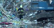 Pożar zakładu recyklingu odpadów w Rawiczu. Z ogniem walczyło 150 strażaków