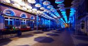 120-metrowa alejka z diod LED w Wilanowie w połowie lutego