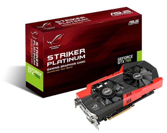 Mocna karta graficzna Asus Striker GTX 760 Platinum