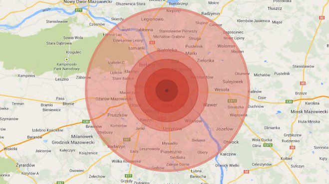 Co by się stało, gdyby bomba atomowa wybuchła w Warszawie?