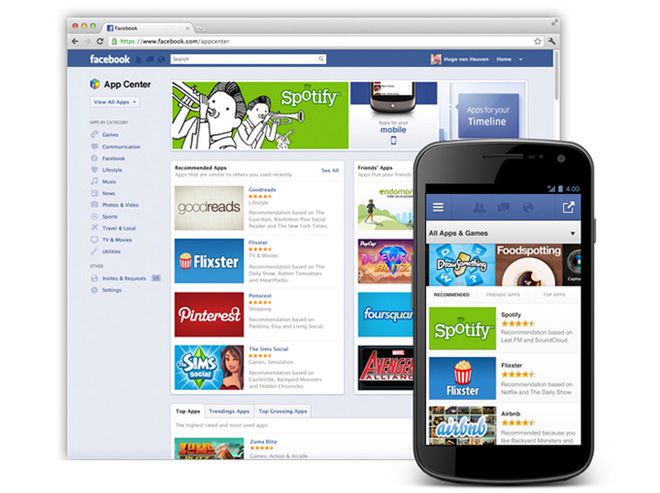 Facebook przedstawia sklep z aplikacjami - App Center