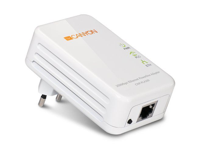 Canyon Ethernet powerline Adapter - sieć z gniazdka