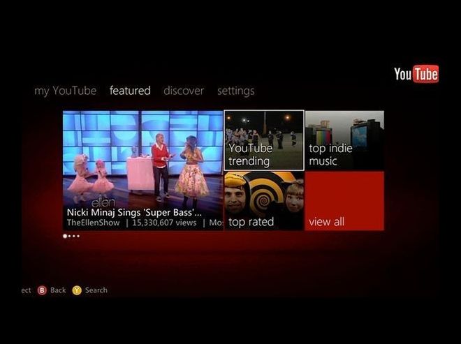 Xbox 360: YouTube już dostępny!