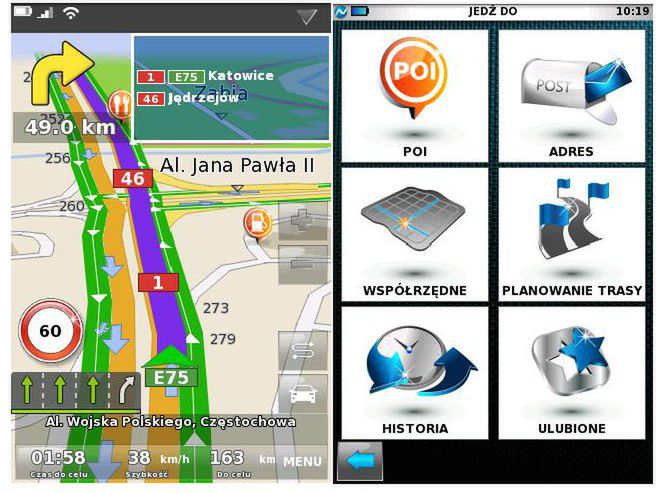 Navmax - polska nawigacja z korkami dla Androida