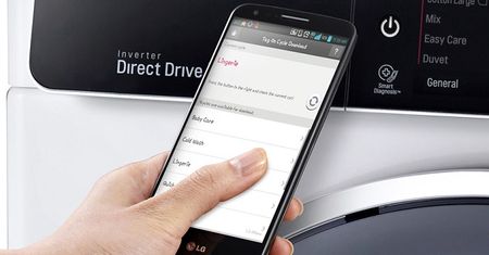 Najnowsze pralki LG, komunikujące się ze smartfonem, dostępne już w Polsce