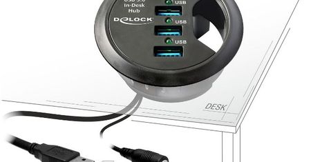 Zwiększ ilość portów USB w... biurku