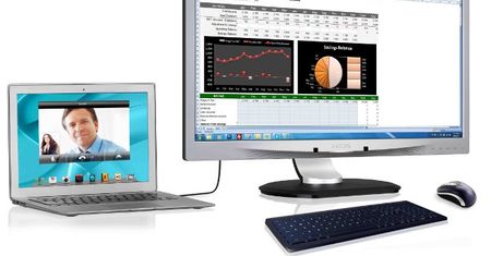 Monitor Philips ze stacją dokującą USB