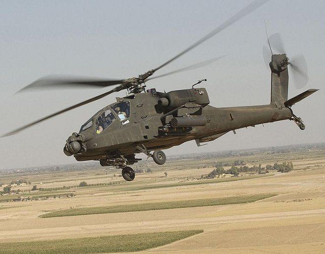 Helikoptery Apache z nowym wsparciem w postaci drona