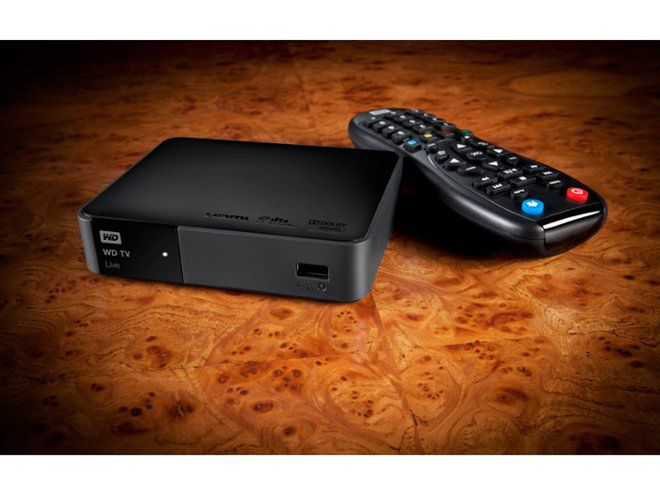 Nowy bezprzewodowy odtwarzacz multimedialny WD TV Live