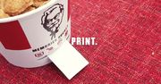 Kubełek od KFC z... wbudowaną drukarką