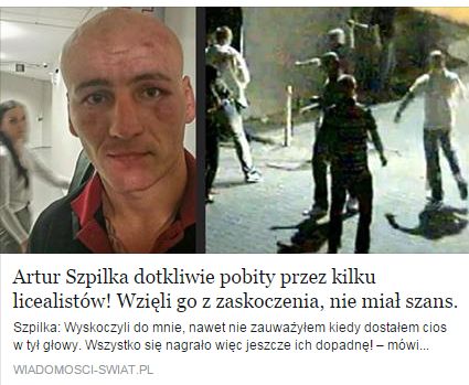 "Artur Szpilka dotkliwie pobity" - uwaga na nową pułapkę na Facebooku