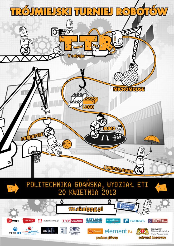 Zapraszamy na Trójmiejski Turniej Robotów na Politechnice Gdańskiej