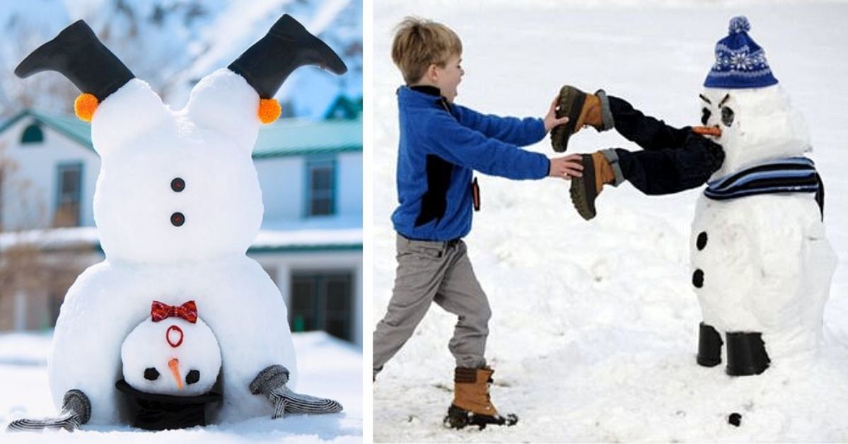 17 Amusing Snowmen That Could Win Awards in Competitions