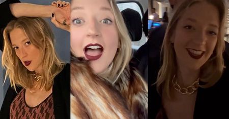 Lara Gessler na "imprezie z fantazją" w ekstremalnie obcisłym body eksponuje ciążowy brzuch. Wystylizowała się jak prawdziwa "fashion b*tch"