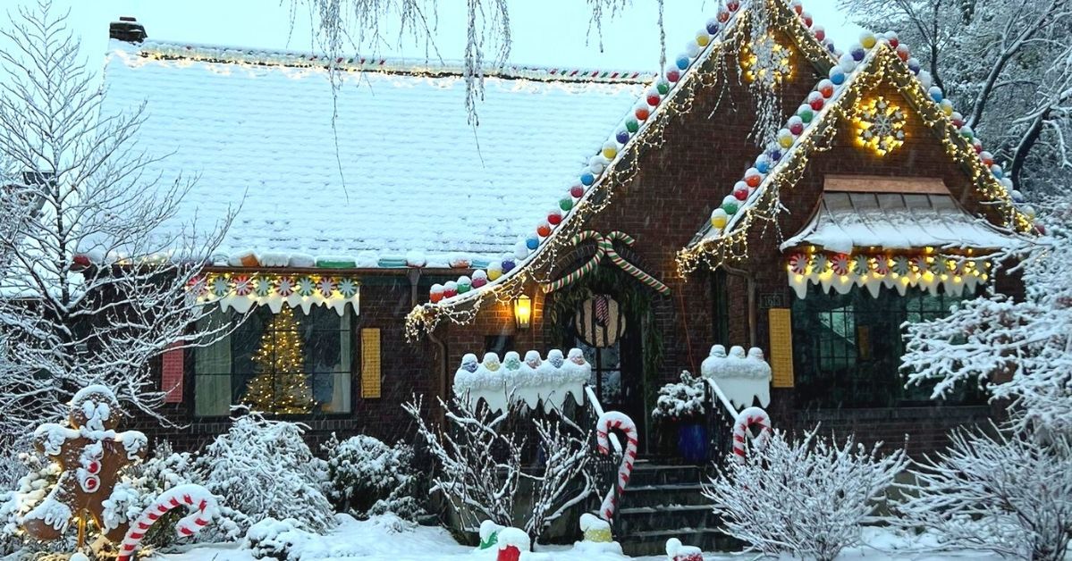 They Transformed Their Property Into a Gorgeous Gingerbread House!