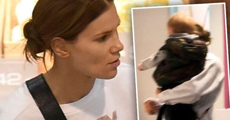 Brak makijażu, włosy w nieładzie i dres. Paparazzi przyłapali Maję Bohosiewicz na zakupach z synkiem!