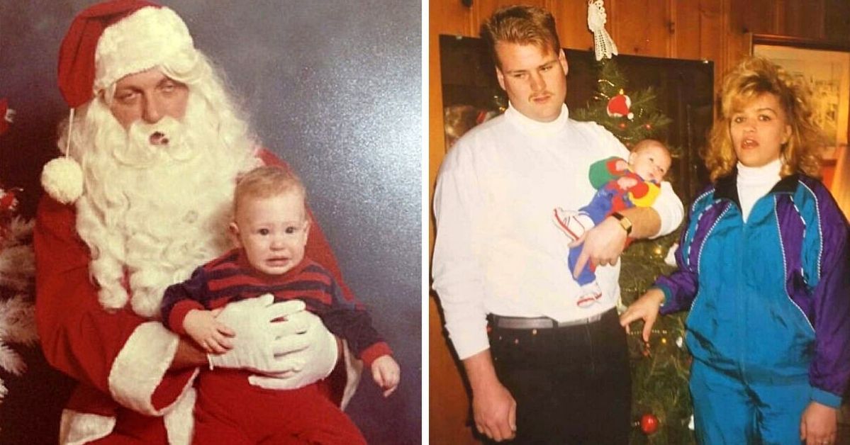 21 Unforgettable Christmas Family Photos Shared by Internet Users