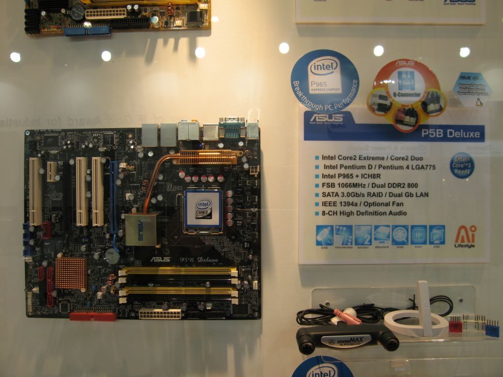 Computex 2006: Asus z nForce 5/i965 dla Intela Core 2 Duo oraz notebookami ze skóry