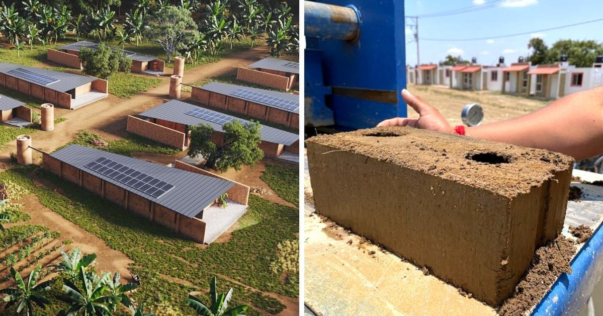 W Ugandzie budują domy z ekologicznej cegły. Powstaje z lokalnej gleby