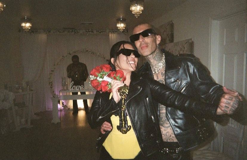 Kourtney Kardshian i Travis Barker - ślub | fot. Instagram.com/kourtneykardash