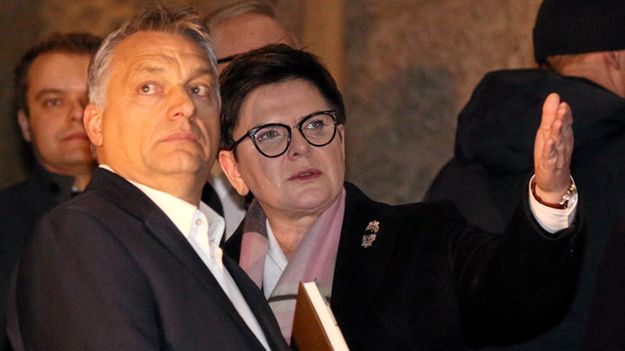 Premier Beata Szydło oraz premier Węgier Viktor Orban