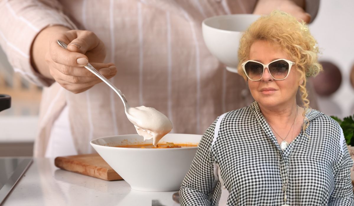 Magda Gessler radzi, czym zabielić zupę, by się nie zwarzyła. Restauratorka ręczy za ten sposób
