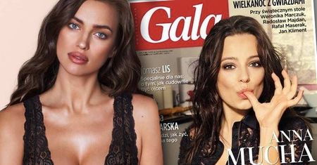 Apetyczna Irina Shayk jak Anna Mucha! Ona też wcina makaron i kusi piersiami w zmysłowej pozie!