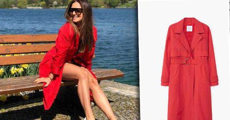 Anna Lewandowska doskonale wie co w trawie piszczy! Ten płaszczyk z sieciówki jest prawdziwym wiosennym hitem! Cena? Przystępna!