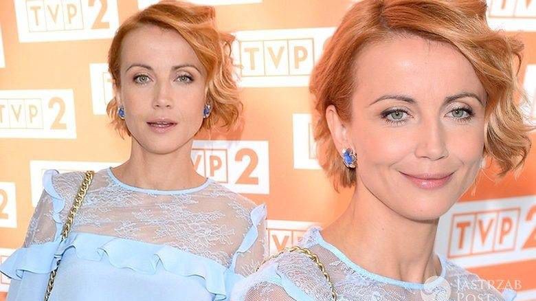 Kasia Zielińska na premierze 10. sezonu serialu "Barwy szczęścia"