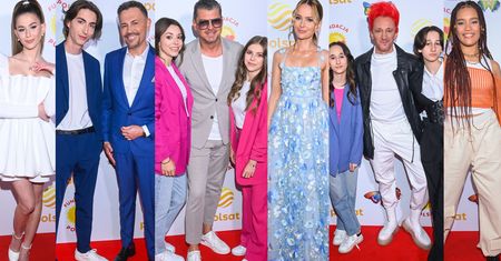 Gwiazdy na koncercie Fundacji Polsatu: Roksana Węgiel, Krzysztof Ibisz z synem, Wiśniewski z córkami, Sara James