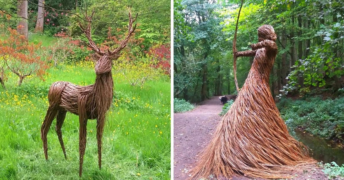 15 Twig Weaving Sculptures That Were Created for the Love of Nature. Handicraft Has Not Become a Thing of the Past