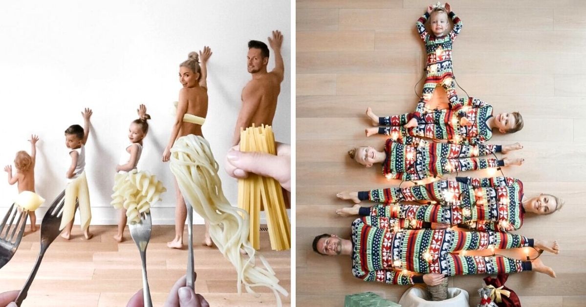 20 Funny Family Photo Ideas. This Canadian Family Has an Awesome Sense of Humor