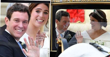 Księżniczka Eugenia i Jack Brooksbank przejechali przez Windsor spektakularnym powozem! Pierwszy królewski pochód mają już za sobą [WIDEO]