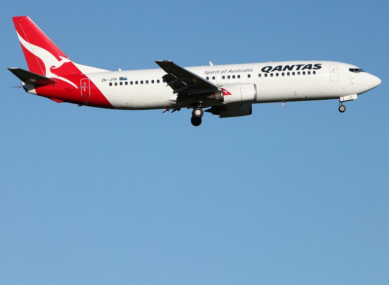 Maszyna w malowaniu linii lotniczych Qantas