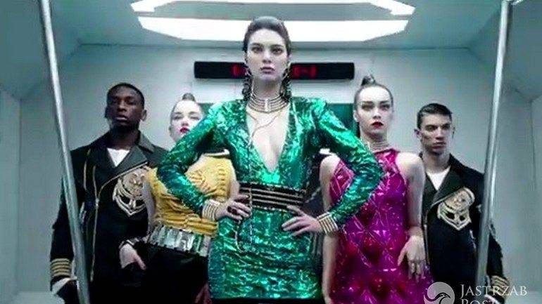 Kendall Jenner w teledysku promującym kolekcję Balmain dla H&M (fot. YouTube)