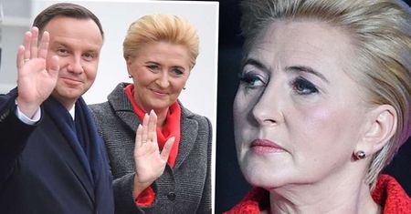 Agata Duda w zmysłowej czerwieni na spotkaniu z wiceprezydentem USA wyglądała jak milion dolarów!