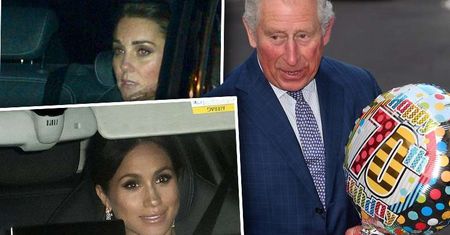 Księżna Meghan i księżna Kate wystrojone w diamenty na przyjęciu urodzinowym księcia Karola. Były wisienkami na długiej liście gości!