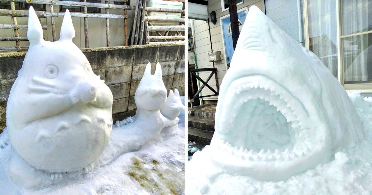 17 Phenomenal Snow Sculptures That Are Better Than Any Snowman Can Ever be!